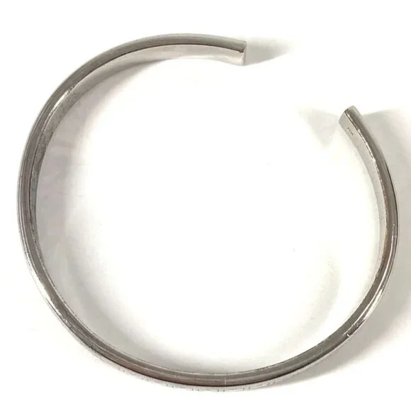 Dior Bracelet Cannage Logo Metal Silver - Picture 7 of 9